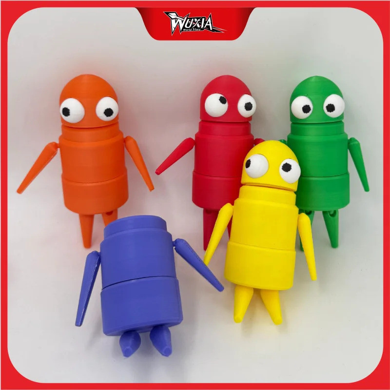 11cm 3D Printed R.E.P.O.Robot Colorful Monsters Horror Games Anime Figures REPO Gaming Peripherals D