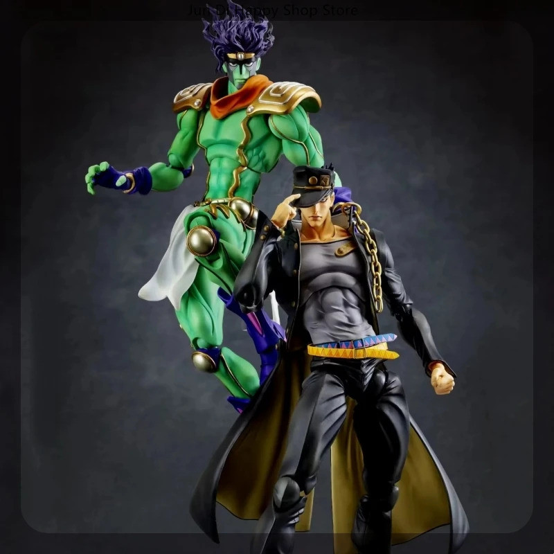 Jojo'S Bizarre Adventure Kujo Jotaro Star Platinum Anime Activity Figure Model Statue Collection Des