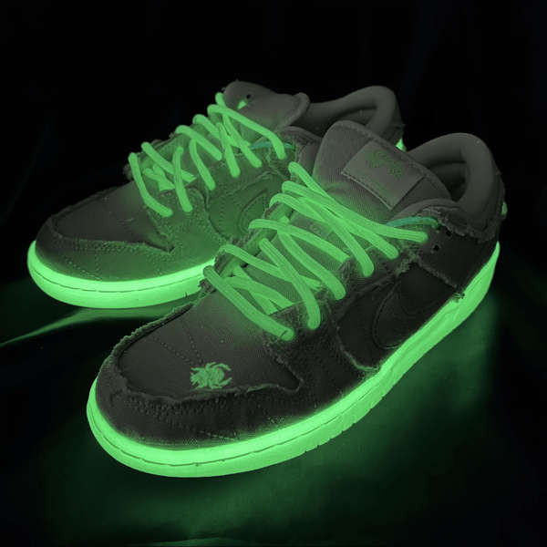 สายเชือกรองเท้า เชือกรองเท้ากลม เหมาะสําหรับ Nike SB Dunk Low Mummy Beige Halloween Tear-Off Mummy L