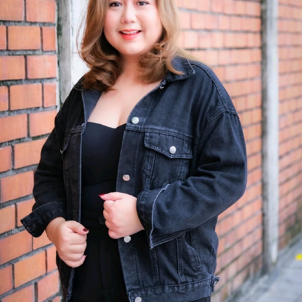 NEW แจ็คเก็ตยีนส์แขนยาวทรงเรียบหรู หญิงชายใส่ได้ รุ่น7010 - รูปที่ 2