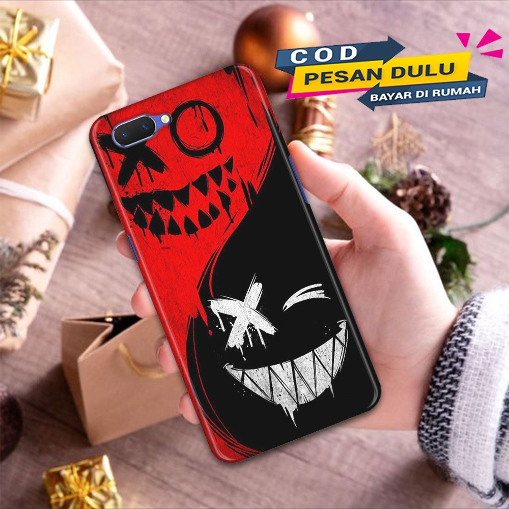 HP ล่าสุด Oppo A3S - เคสโทรศัพท์ Realme C1 [เคสนามธรรมล่าสุด] ซิลิโคน - ปลอก - Softcase Glass - Soft