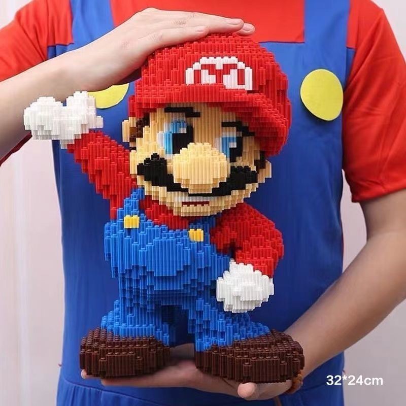 ของเล่นเด็กสร้างบล็อกของเล่น มาริโอ รูปที่ 4