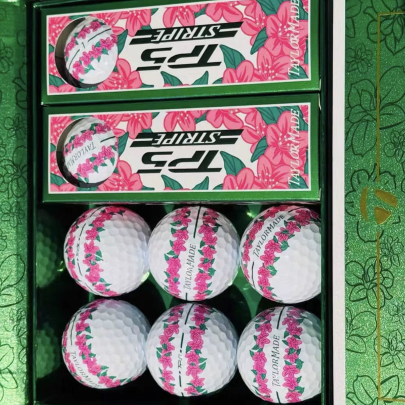 ลูกบอลห้าชั้นกอล์ฟ TaylorMade TP5x Stripe Edition