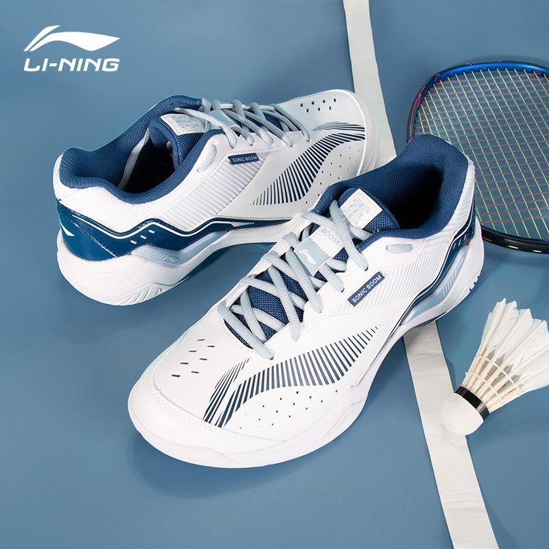 Lining รองเท้าแบดมินตัน aytv005รุ่นใหม่ สำหรับผู้ชายและผู้หญิง รองเท้ากีฬา กันลื่น ระบายอากาศ กว้าง