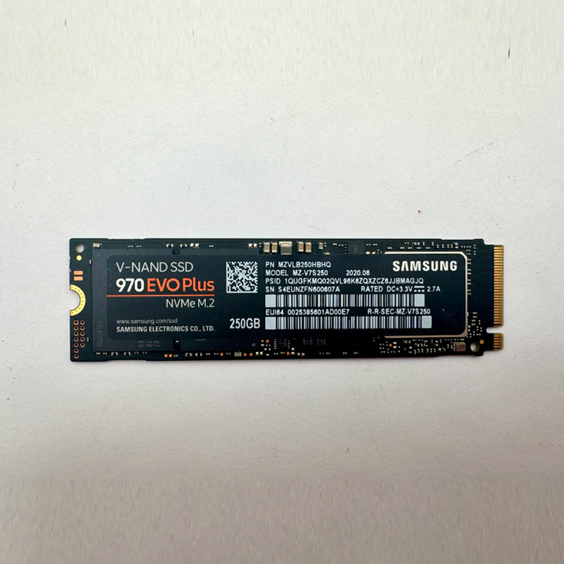 ซัมซุง Samsung 970 EVO PLUS 250GB NVME M.2สุขภาพ100%