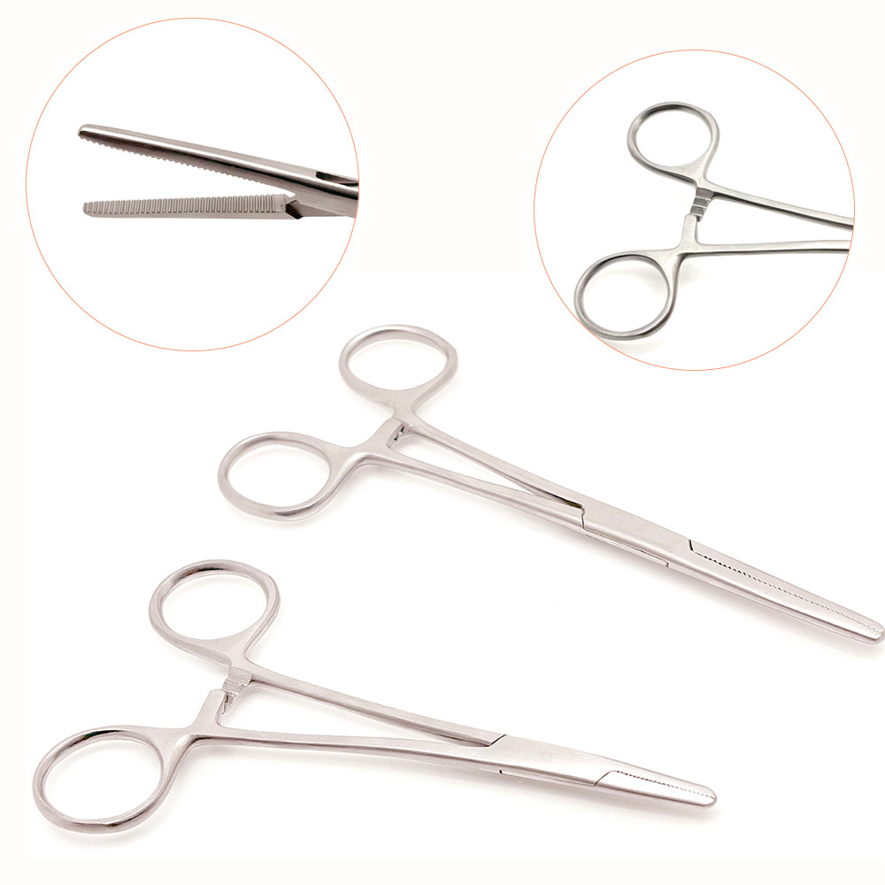 1PCS คุณภาพสูงผู้ถือ Hemostatic Clamp Forceps สแตนเลส Pean Artery Forceps