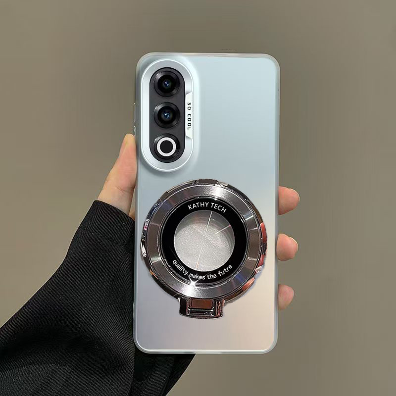 สําหรับ Vivo V50 Lite กรณี Vivo V60 V50 V40 Pro เงินเคสโทรศัพท์วงเล็บแม่เหล็ก Matte กันกระแทกผู้ชายผ