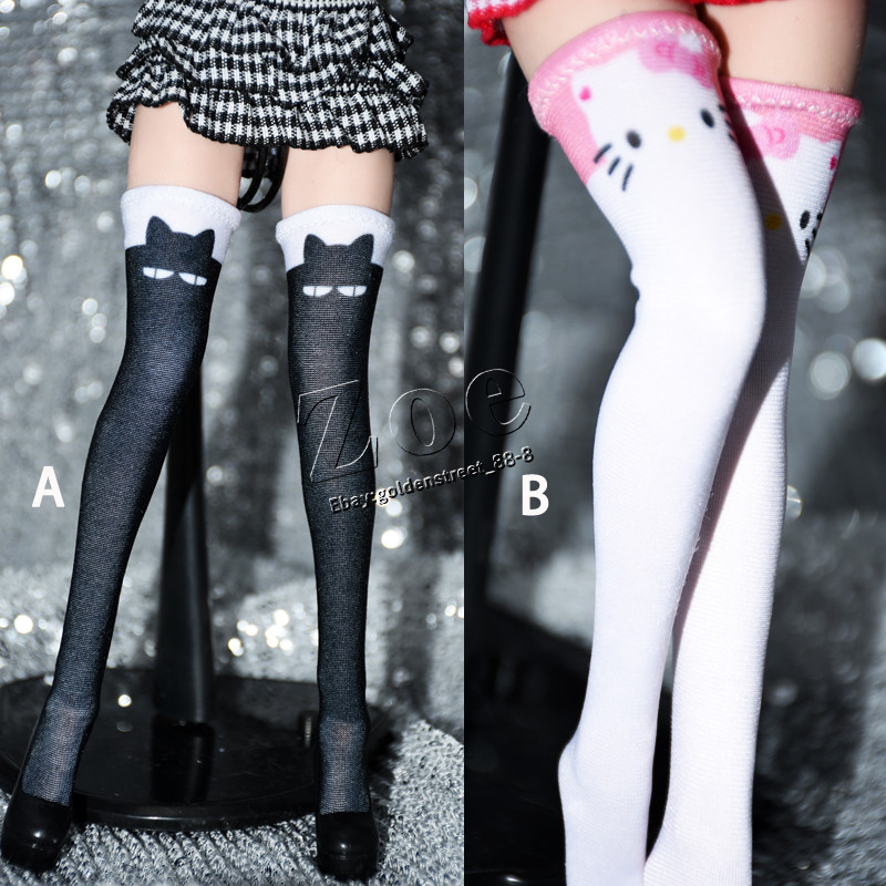 1/6 ถุงเท้าสูงผู้หญิง TBleague Phicen ถุงน่องแมว [ผลิตภัณฑ์ที่ไม่ใช่จริง]