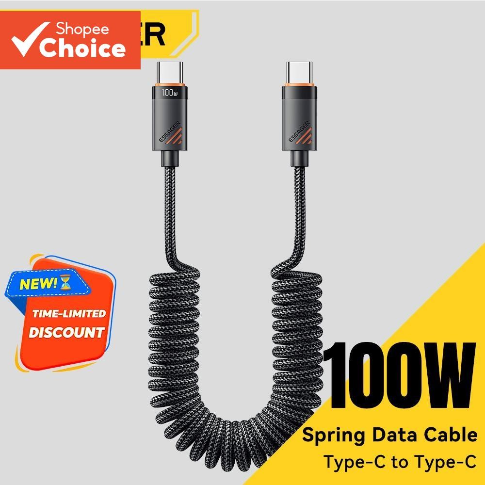 Baseus 100W Type C ถึง Type C สายเคเบิล สําหรับ iphone15 ชาร์จเร็ว 5A USBC สายเคเบิล สําหรับ iphone15 Xiaomi Samsung Huawei