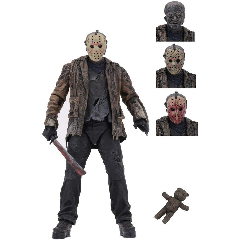 NECA Freddy vs Jason the 7 นิ้ว Scale Ultimate Jason Action Figure