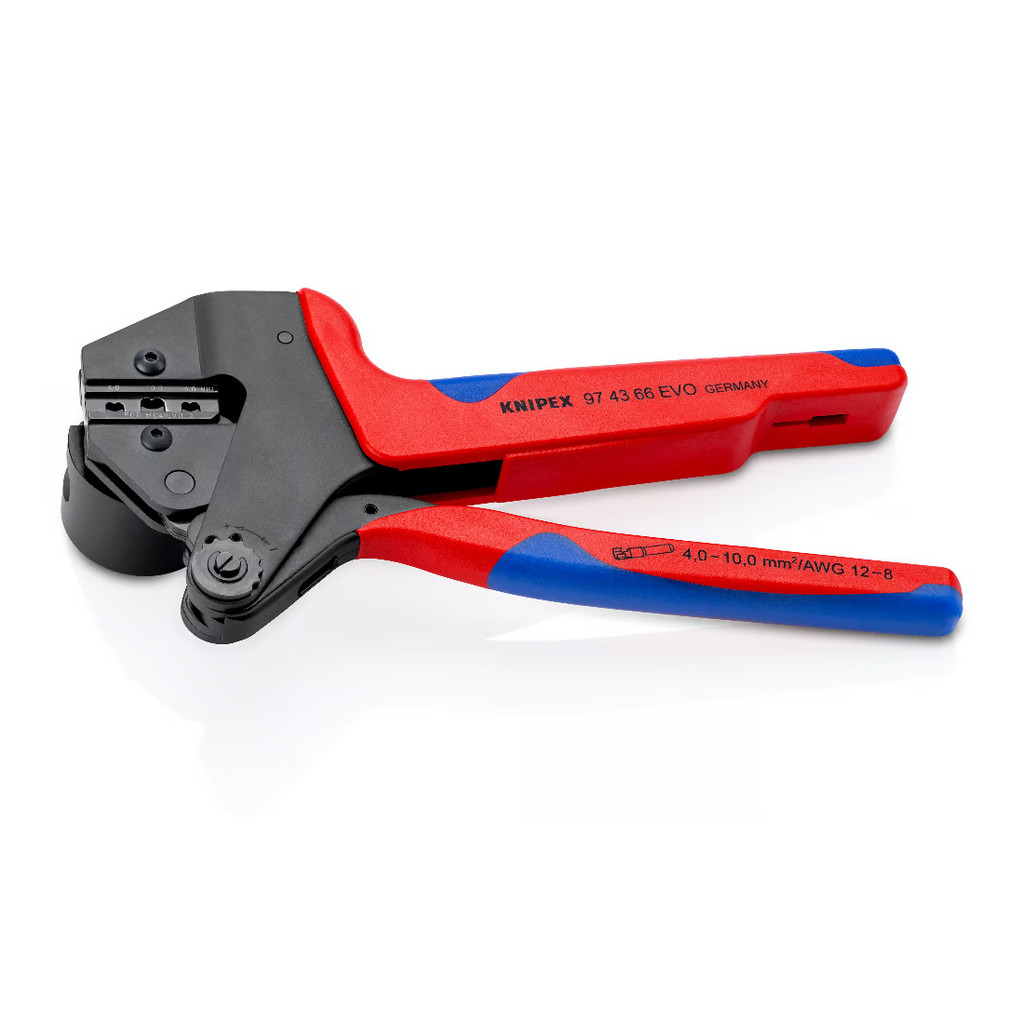 KNIPEX Crimp System Pliers for MC4 and MC4 EVO 2 connectors คีมย้ำขั้วต่อ MC4 และ MC4 EVO 2 รุ่น 974