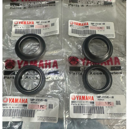 FRONT FORK SEAL 5BP-F3145-00 / FORK DUST COVER 5BP-F3144-00 PART XMAX250 / XMAX300 / XMAX V1-V3