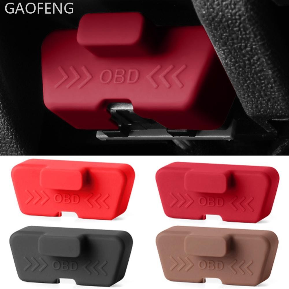 GAOFENG Universal ซิลิโคนรถ OBD ฝาครอบล็อคฝาปิดกันน้ํา OBD Protector Sleeve R8S7