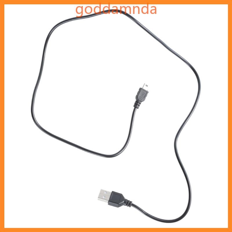 GODD 5 Pin 0 8m USB 2 0 A-Male to Mini-B สําหรับ MP3 4 PDA GPS ระบบการส่งข้อมูลความเร็วภาพการถ่ายโอน
