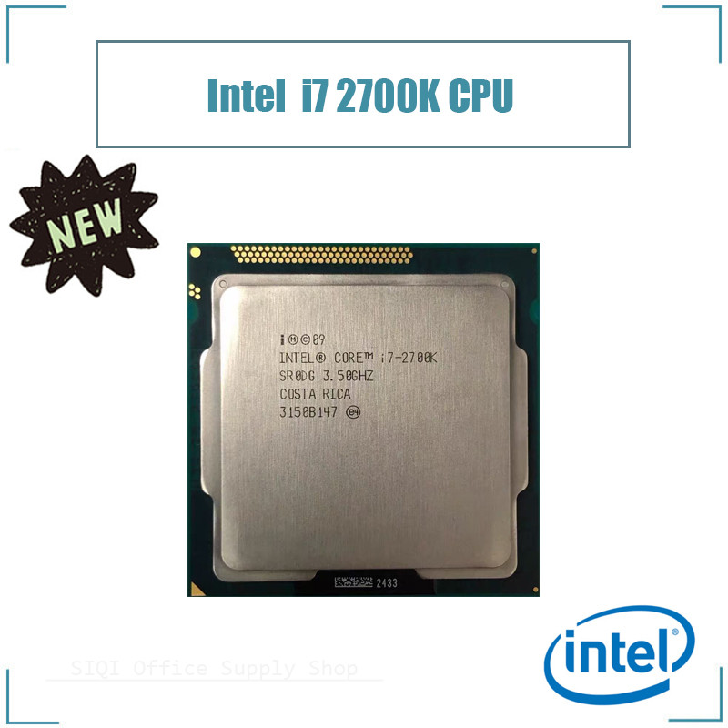 เมนบอร์ด Cpu Intel core i7 2700K รองรับโปรเซสเซอร์ Cpu LGA1155 Quad-core 3.5GHz