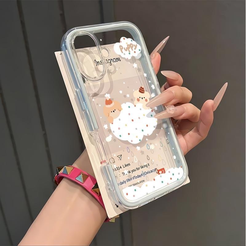 ลายลูกสุนัขลายจุดน่ารักและมาสําหรับiPhone 16 14 12 11 15 13 12PRO 15PRO 15PROMAX 13PROMAX 16PROMA 13