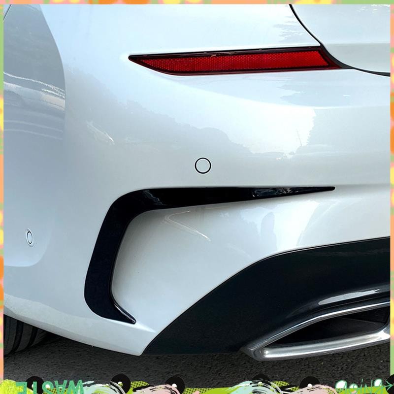 Super Car ด้านหลังกันชนด้านข้าง Splitter Wing สปอยเลอร์สําหรับ 3 Series G20 Sport Edition 318i 320i 330i 2019-2022