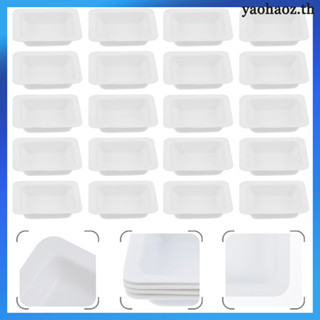📦 20pcs ถาดชั่งน้ำหนักพลาสติก Labs 7ml ถ้วยชั่งน้ำหนักพลาสติ…