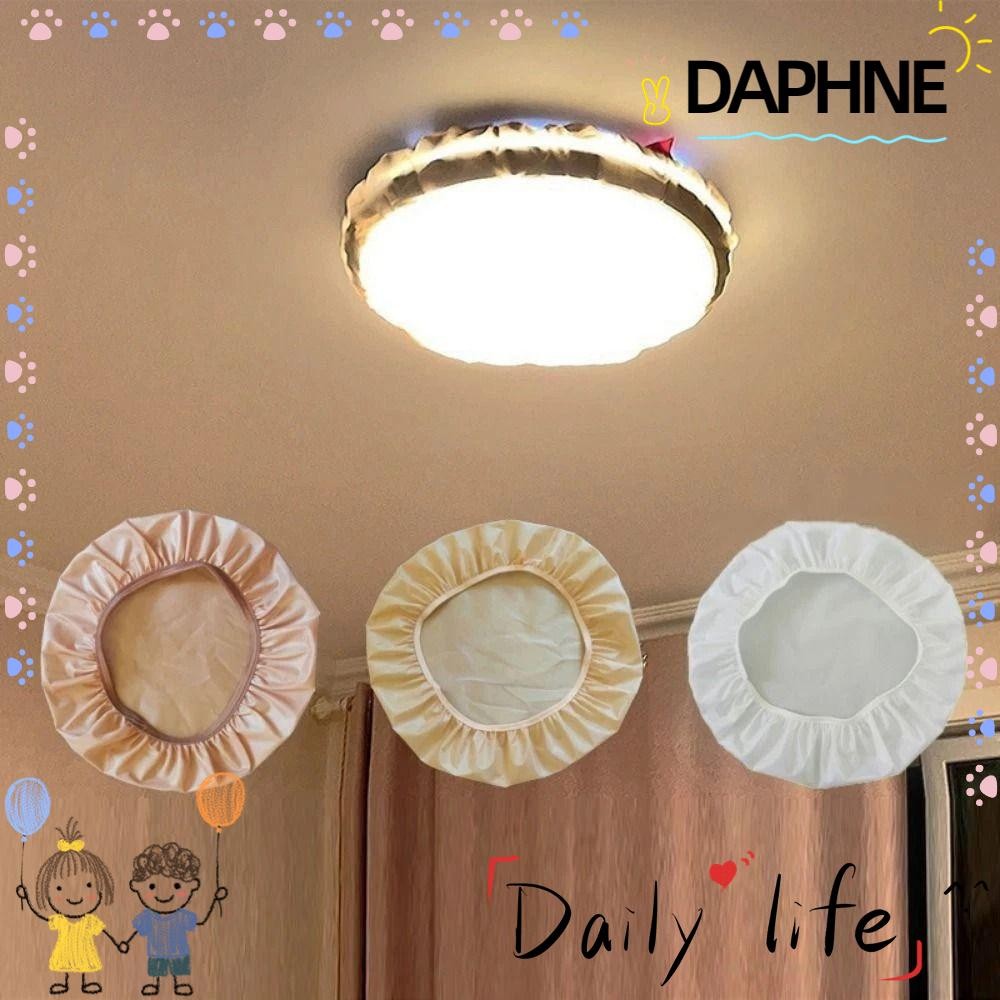 DAPHNE ฝาครอบโคมไฟสปอตไลท์, โป๊ะโคมไฟเพดานผ้าป้องกันแสงสะท้อน, ฝาครอบเครื่องกระจายไฟ Led ที่ทนต่อการสึกหรอที่สร้างสรรค์ห้องนั่งเล่น