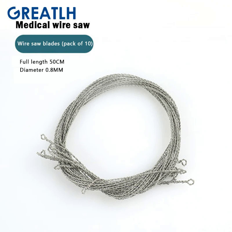 Wire Saw Handles Medical Wire Saw Blade Wire Saw Guide Neurosurgery Craniotomy Line Wire Saw Hook Or