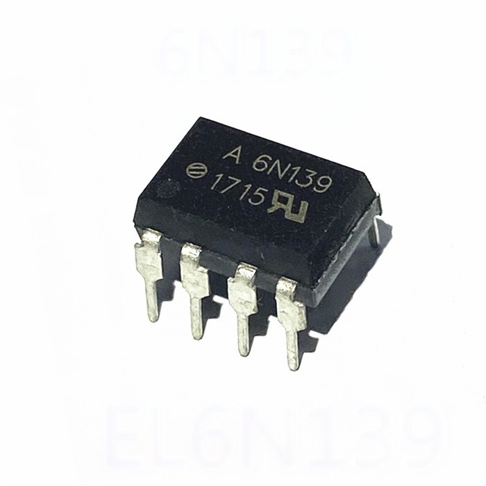 ((1 ชิ้น) ชิ้นส่วนอิเล็กทรอนิกส์ Photocoupler 6N139 In-Line DIP8 A6N139