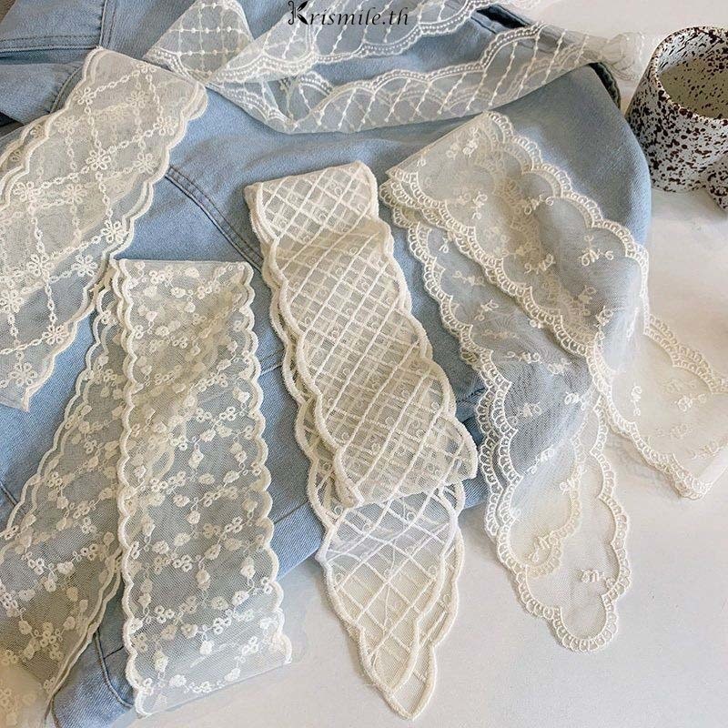 COD-ในไทย💖สไตล์นิยาย,อุปกรณ์เสริมผม,สไตล์ป่า,ลูกไม้,ผ้าพันคอผ้าไหม,หลายวัตถุประสงค์,สายรัดหัว-Kri