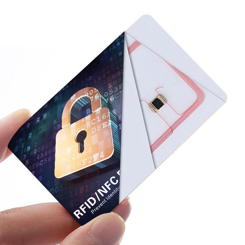 ใหม่สไตล์ RFID Blocking Card One Card ป้องกันยางกระเป๋าสตางค์ NFC Debit บัตรเครดิตหนังสือเดินทาง Pro