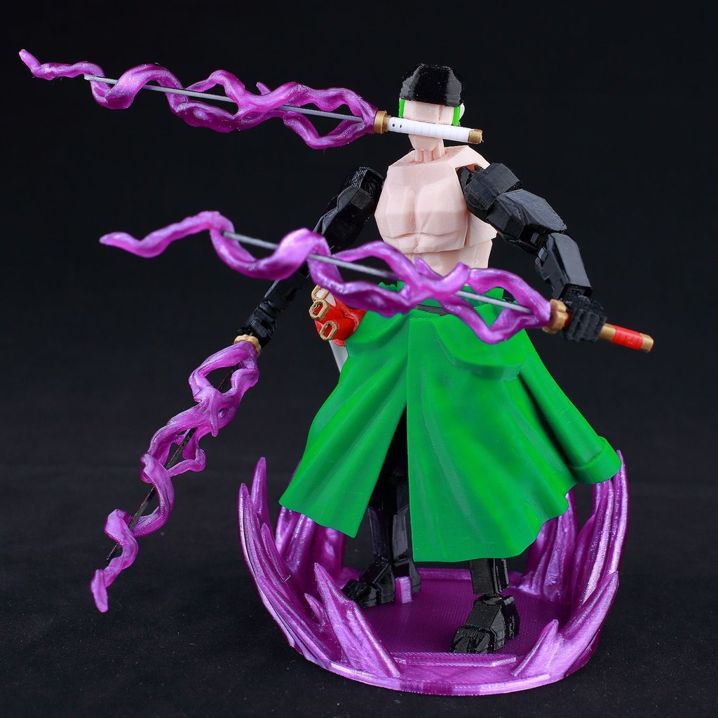 9L3D-Three Swords Collection One Piece Sauron รูปของขวัญวันเกิดเด็ก Movable รุ่นอะนิเมะ สินค้า