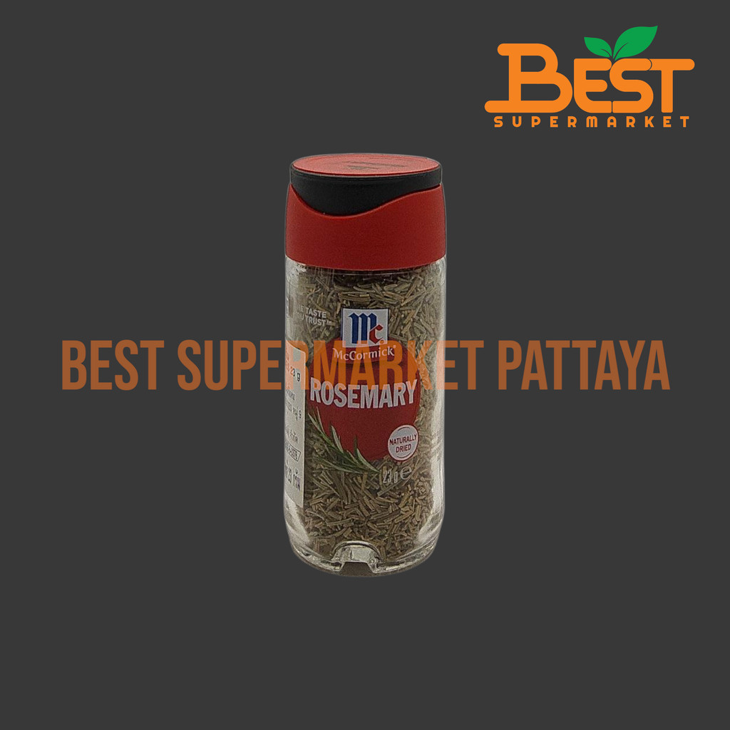 แม็คคอร์มิค ใบโรสแมรี่ 23 กรัม. McCormick Rosemary Leaves. 23 g.
