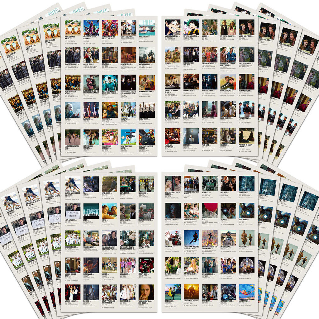 ชุดสติ๊กเกอร์ภาพยนตร์ Dopamine - สติ๊กเกอร์ปลอดสาร BPA 100 ชิ้นสําหรับของขวัญเทศกาล & Tech Aesthetics blingbulingsticker - รูปที่ 6