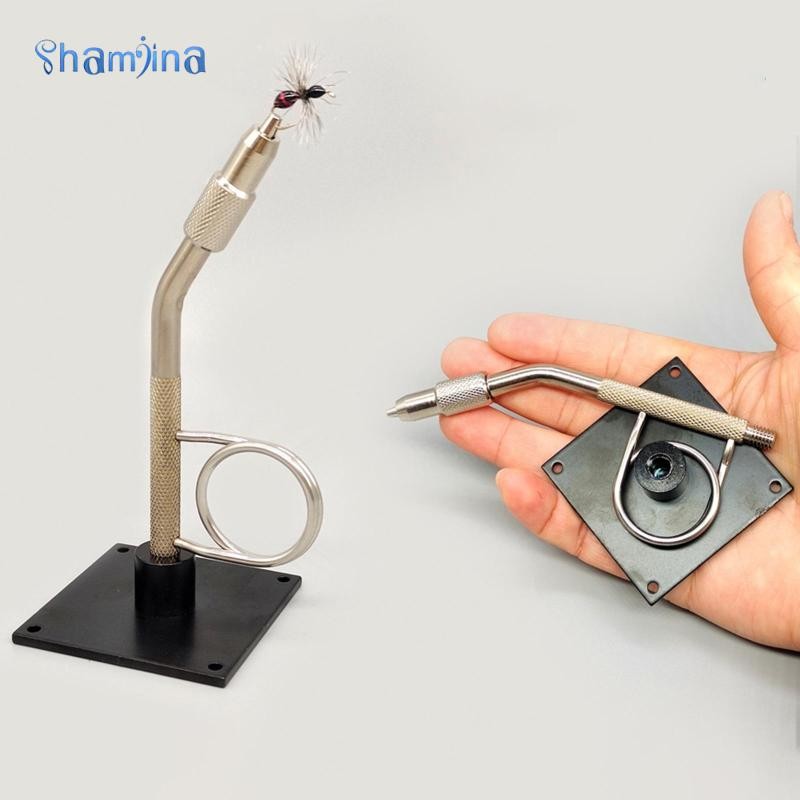 [Shamjina] Fly Tying Vise Fly Making Tool C Clamp Hook อุปกรณ์ตกปลาแบบพกพาพร้อม