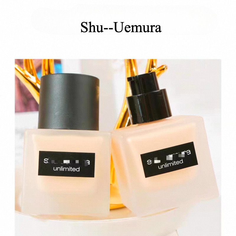 New Sh-ue.mura Small Square Bottle Concealer รองพื้นชนิดน้ําควบคุมความมัน ฟื้นฟูธรรมชาติ matte lasting ตัวอย่าง 35ml # 574 # 584 # 674 # 774