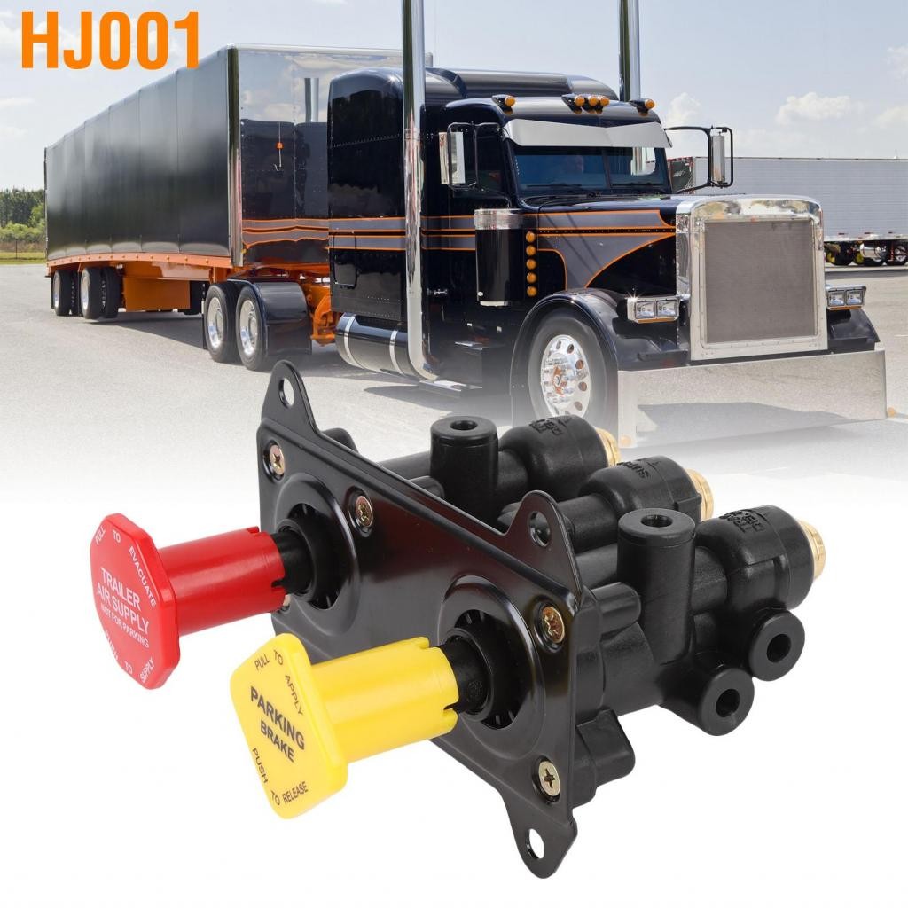 HJ001 MV 3 Dash Control Brake Valve 800257 การเปลี่ยนที่จอดรถสำหรับ Bendix 109392 109935 5002691