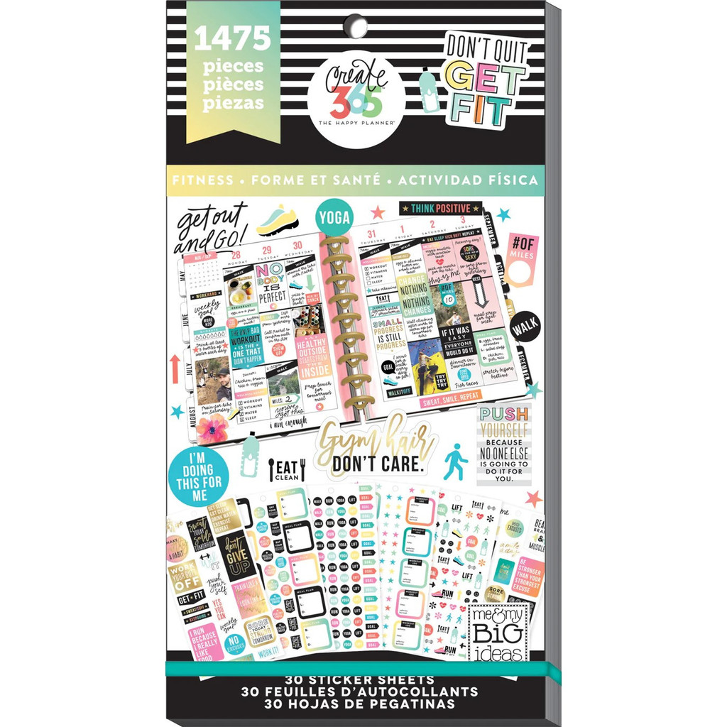 ME & MyBig Ideas Value Pack Stickers - สติ๊กเกอร์ Work it Out 1475
