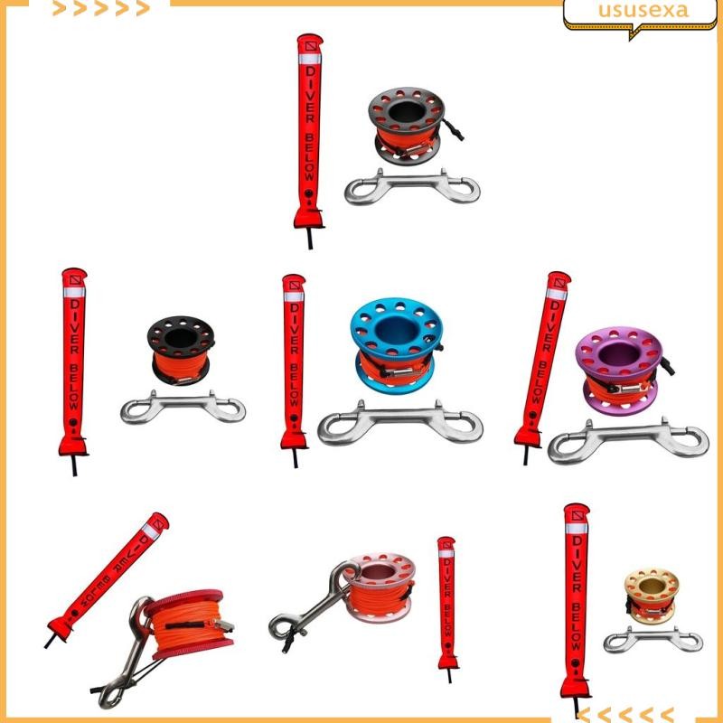 [Ususexa] Professional Safety Scuba Diving SMB Surface Marker Buoy & อุปกรณ์รอก