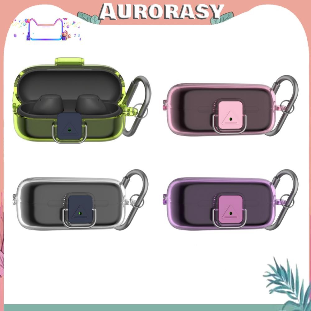 เคสใส TPU สําหรับ Sony WF-C510 ฝาครอบป้องกันป้องกันการตกพร้อมคาราบิเนอร์ - รูปที่ 4