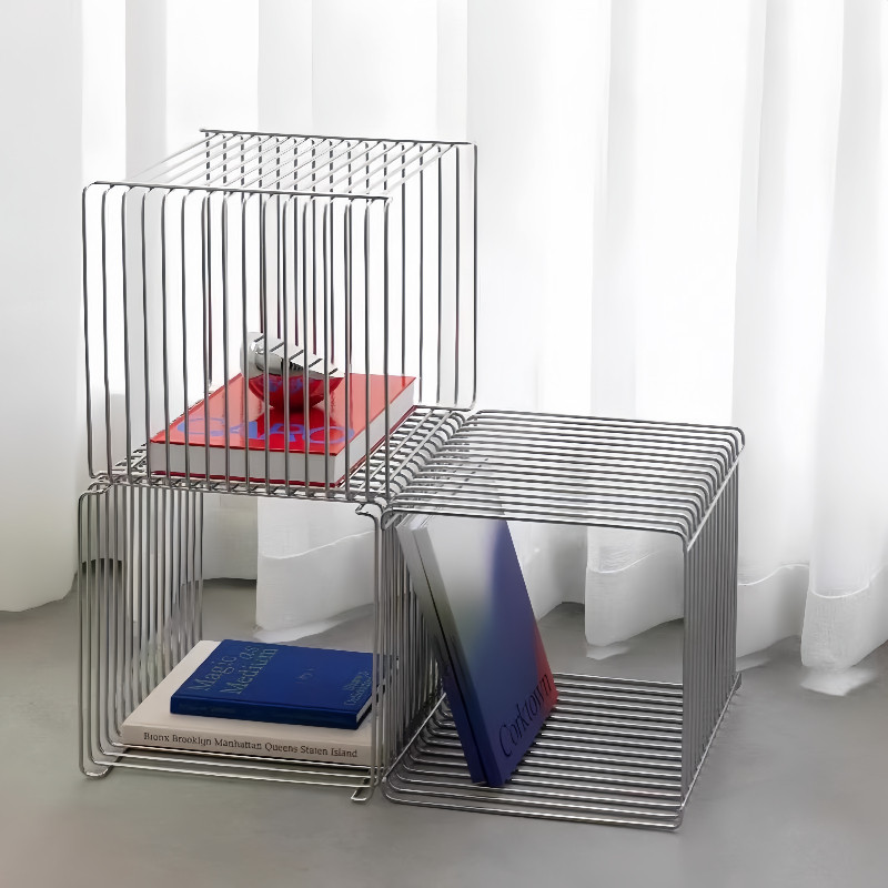 ชั้นวางหนังสือและโต๊ะข้างสไตล์นอร์ดิกมินิมอล - การจัดเก็บอเนกประสงค์สำหรับห้องนั่งเล่นของคุณ - รูปที่ 5