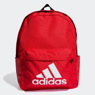 adidas Lifestyle Classic Badge of Sport Backpack Unisex Red …