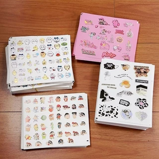 สติกเกอร์ PVC ลายวัตถุ สไตล์เรโทร สําหรับตกแต่งสมุดภาพ อัลบั้มรูปภาพ แล็ปท็อป กระเป๋าเดินทาง สมุดภาพ DIY Size 166*136