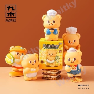 Waitky Jiumu เบ็ดเตล็ด StoreButter Bear Slow Rebound Squeeze สนุกความเครียดบรรเทาของเล่นบีบมูลค่าสูงสาวเครื่องประดับกล่องตาบอดของขวัญ