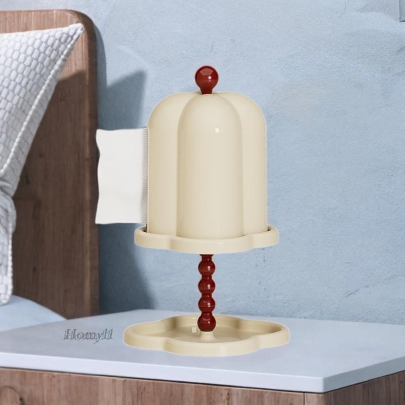 [โฮมิล1] ฝาครอบเนื้อเยื่อพร้อมถาดกล่องเก็บกระดาษเช็ดปากสําหรับเคาน์เตอร์ห้องน้ําคาเฟ่ - รูปที่ 5