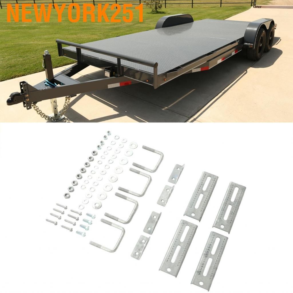 Newyork251 8 ในชุดวงเล็บสองชั้นหมุนได้ความสูงที่ปรับได้ชุบสังกะสี U สลักเกลียวสำหรับ 2INX3IN BOAT TR