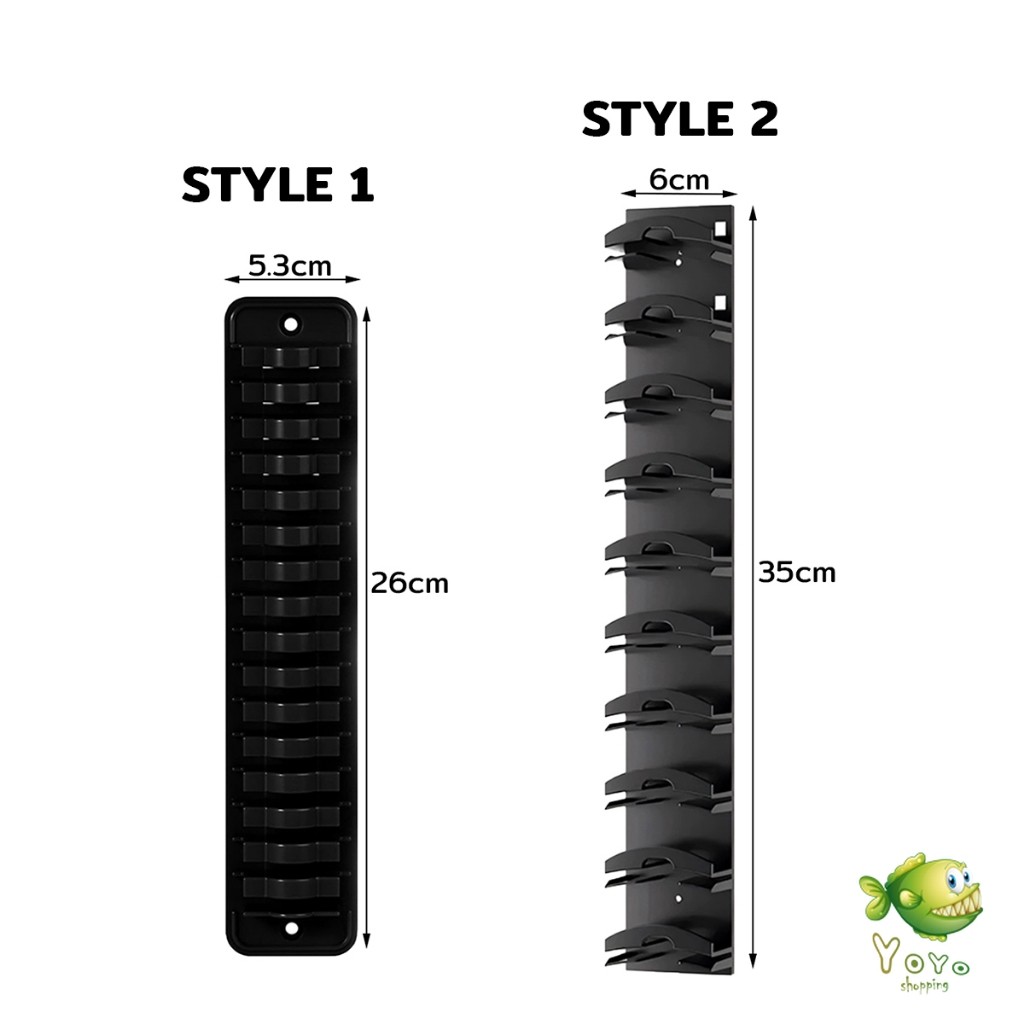 YOYO 1 ชิ้น ตะขอแขวนหมวก  เรียบง่าย ชั้นเก็บหมวกติืดผนัง มัลติฟังก์ชั่นชั้นเก็บหมวก Hat storage rack - รูปที่ 6