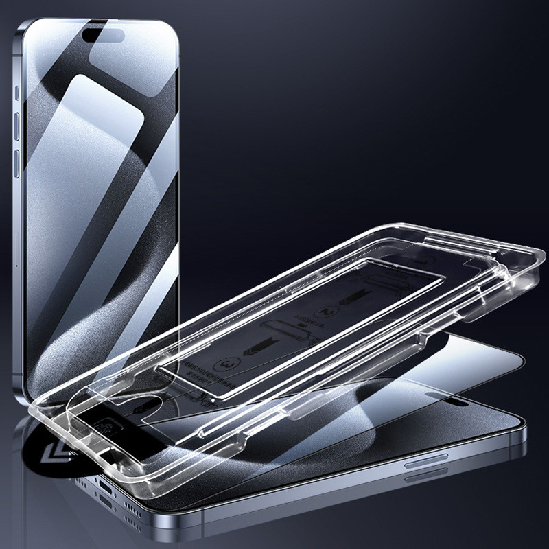 ฟิล์มกันมอง for iPhone 11 12 13 14 15 16 pro max 13 pro max 16 Plusฟิล์มไอโฟนเต็มจอจอโค้ง ติดง่ายสุด