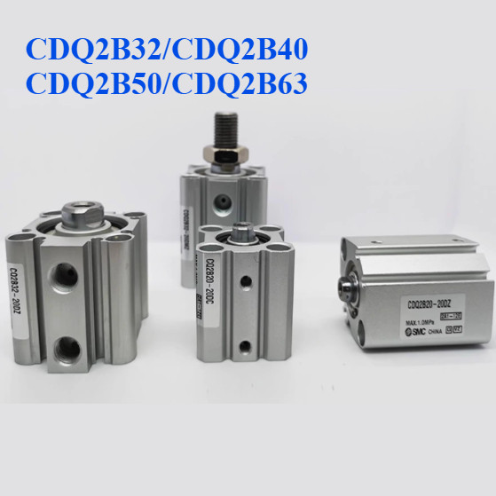 SMC กระบอก CDQ2B32/CDQ2B40/CDQ2B50/CDQ2B63-5DZ-10DZ-15DZ-20DZ-30DZ-40DZ-50DZ-75DZ-100DZ ยี่ห้อใหม่