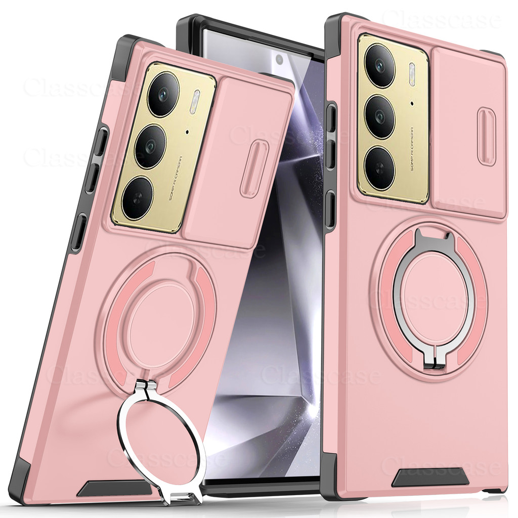 Realme C75 2025 สําหรับ Realme C75 C71 X C75X C 75 C 75X RealmeC75 RealmeC75X Push กล้องกันกระแทกป้องกันแหวนเกราะเคสโทรศัพท์วงเล็บโลหะ Stent ปลอก Hard ฝาหลัง - รูปที่ 7