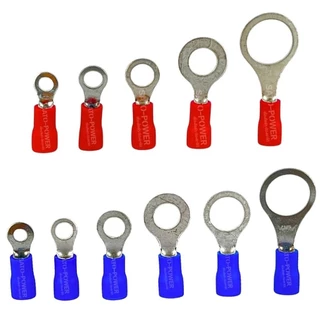 ์NS/ SUNMOON หางปลากลมหุ้ม RV Insulated Ring Terminals PVC ปลอกหุ้มฉนวนกันไฟฟ้า หางปลาต่อสายไฟ หางปลากลม หางปลากลมหุ้...