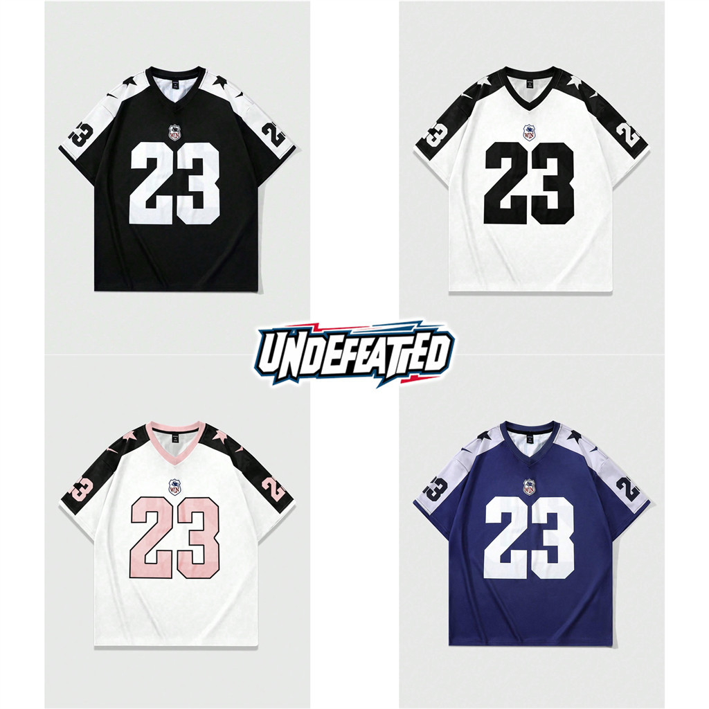ฟรีที่กำหนดเอง2025 Full Sublimation V คอ Jersey ชื่อกับหมายเลขตามต้องการ Unisex กีฬาเสื้อยืดนุ่มหลวมคุณภาพสูงราคาถูก