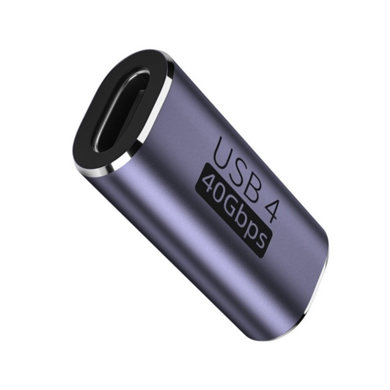 BA USB4 0 40Gbps Type C ถึง USB C อะแดปเตอร์ USB C 100W Fast Charging Converter