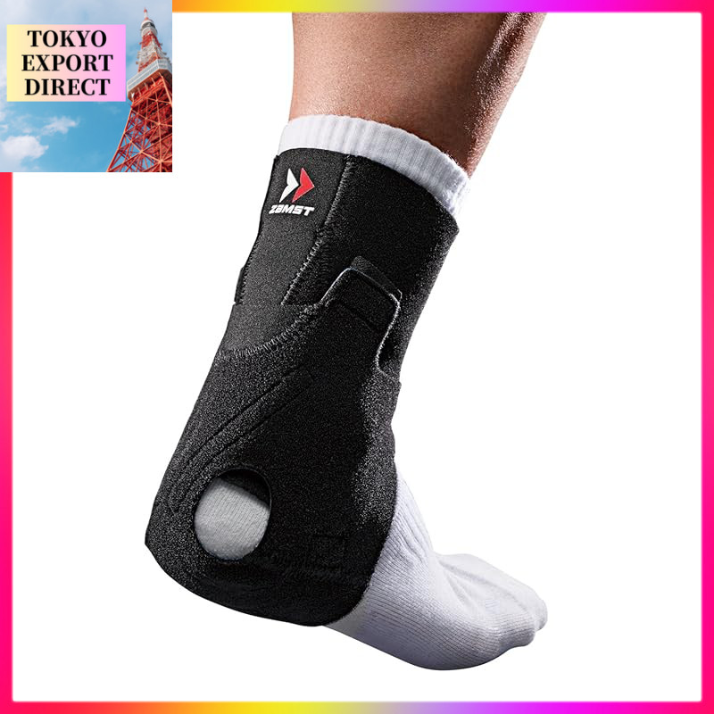 ZAMST Achilles Tendon Support AT-1 for Tennis and Volleyball, Size M/L, Unisex, Black[DIRECT FROM JA